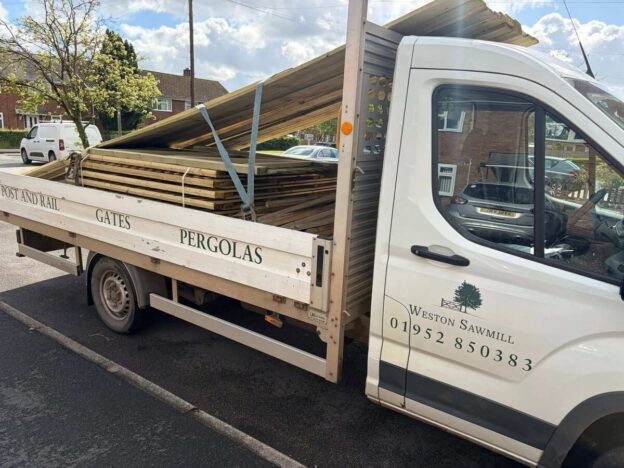 Timber, fencing and decking delivery across Staffordshire and Shropshire